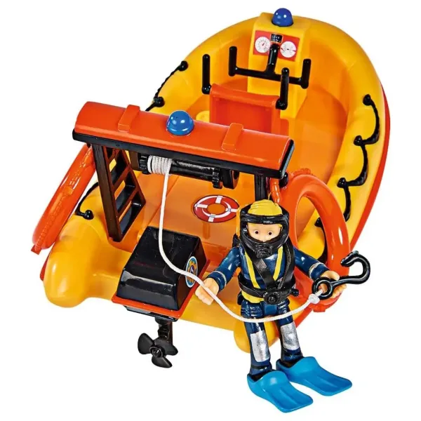Sam gasilec: Neptunov čoln s figurico Penny - Simba Toys slika 3