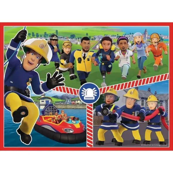 Sam gasilec puzzle in spominske kartice 2 v 1 set - Trefl slika 3