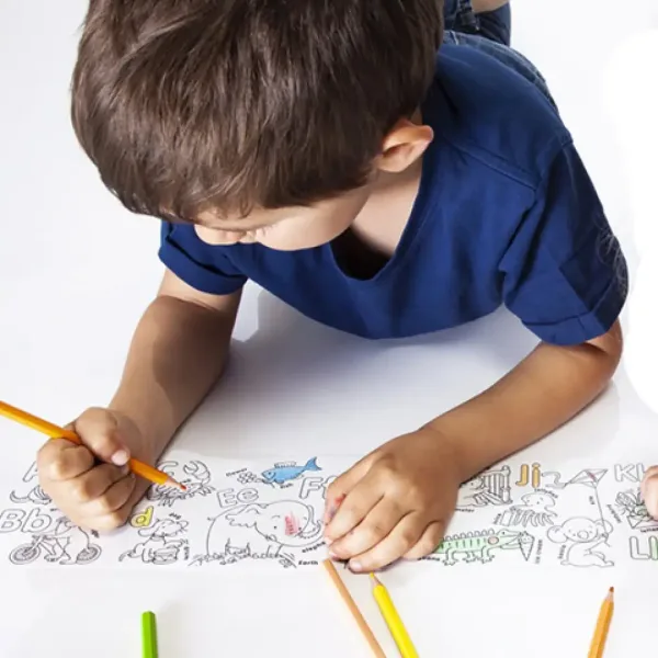 Samolepilni mini barvalni valjček s 6 mini svinčniki - Carioca slika 3