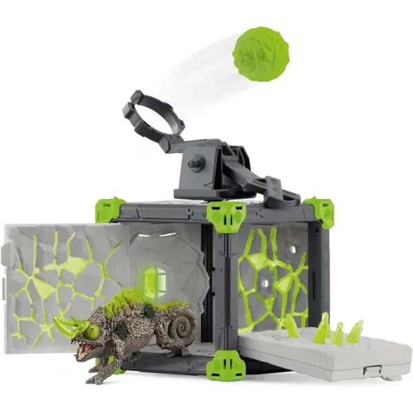 Schleich: Bitka jama kamen kameleon set (42677) slika 2