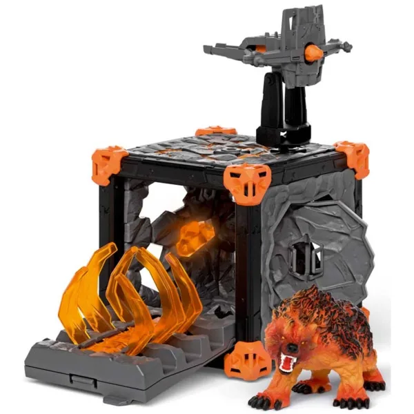 Schleich: Eldrador BattleCave – Lava medved igrača set (42732) slika 5