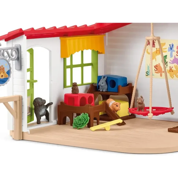 Schleich: Farm World - Igrača set za hotel za male živali (42607) slika 4