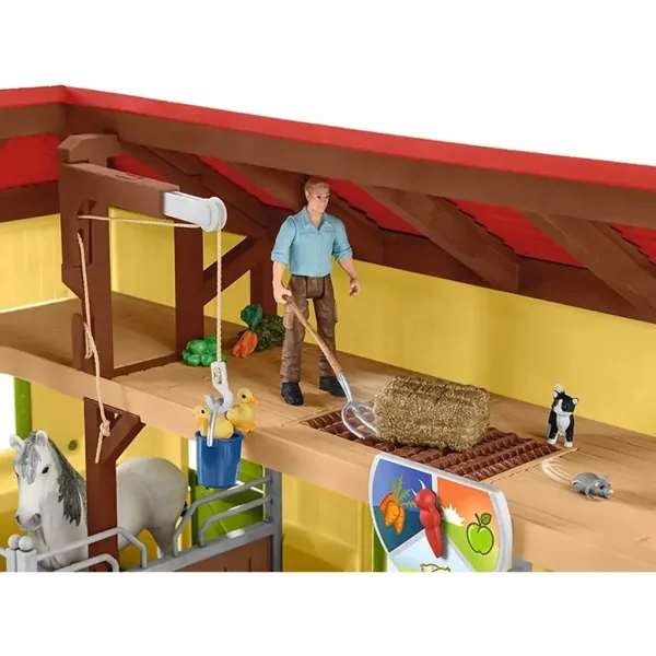 Schleich Farm World – Igralni set hleva za konje (42485) slika 3