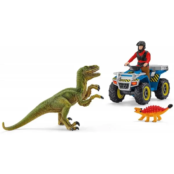 Schleich: Pobeg s kvadrom pred Velociraptorjem set (41466) slika 2