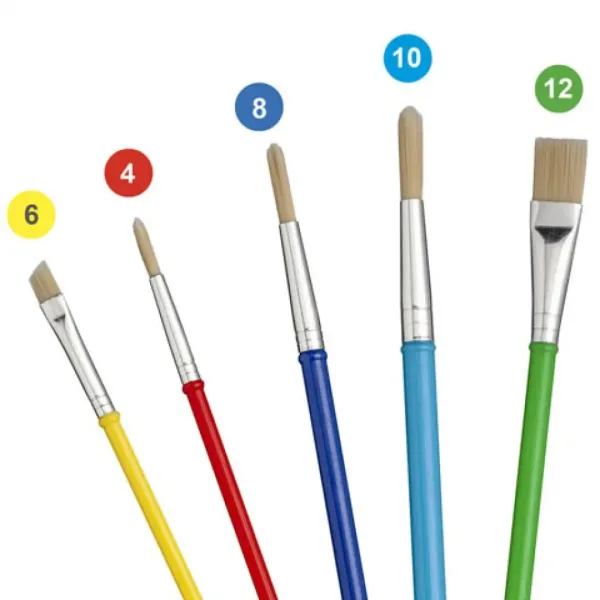 School Brush 5-delni komplet čopičev - Carioca slika 2