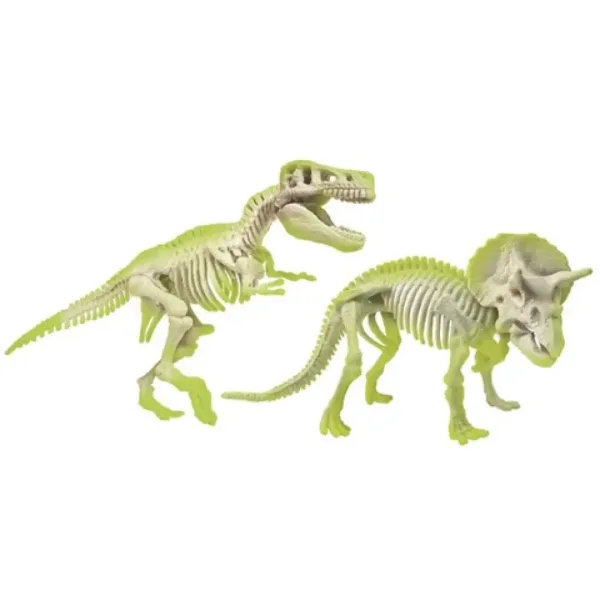 Science&Play: Archeofun Svetleča Tiranozaver in Triceratop Arheološki set - Clementoni slika 4