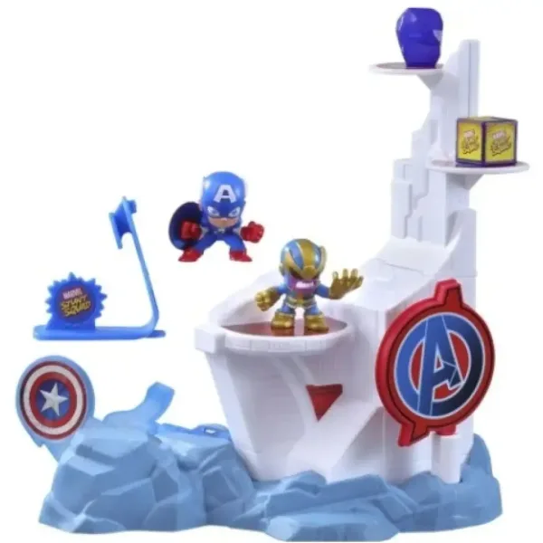 Set za izstreljevanje Marvel Stunt Squad: Stotnik Amerika proti Thanosu – Hasbro slika 2