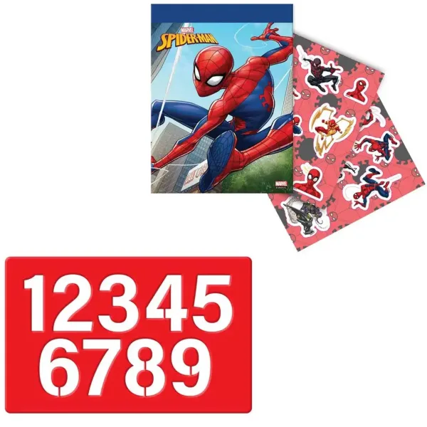 Set za barvanje s šablono in nalepkami Luna: Spider-Man 54 x 47 cm slika 3