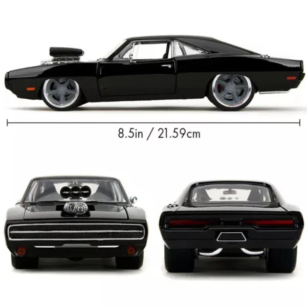 Hitri in drzni: 1970 Dodge Charger kovinski model avtomobila 1/24 - Jada Toys slika 4