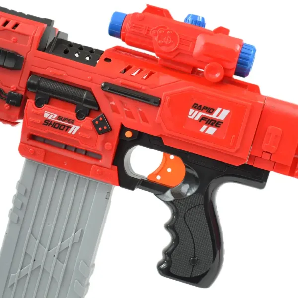 Sniping: Elektronsko preoblikovalno ogromno orožje za spužvaste naboje, z naboji in tarčo 79 cm slika 12