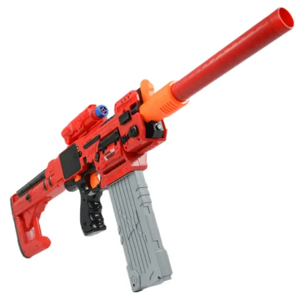 Sniping: Elektronsko preoblikovalno ogromno orožje za spužvaste naboje, z naboji in tarčo 79 cm slika 7