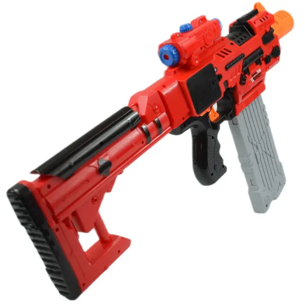 Sniping: Elektronsko preoblikovalno ogromno orožje za spužvaste naboje, z naboji in tarčo 79 cm slika 9