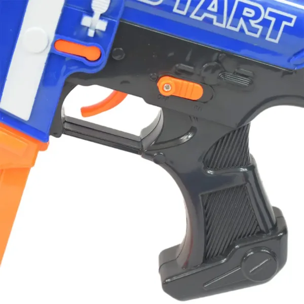 Soft Bullet Gun: Elektronsko orožje za spužvaste naboje z nabojnikom in naboji dve različici 60 cm slika 3