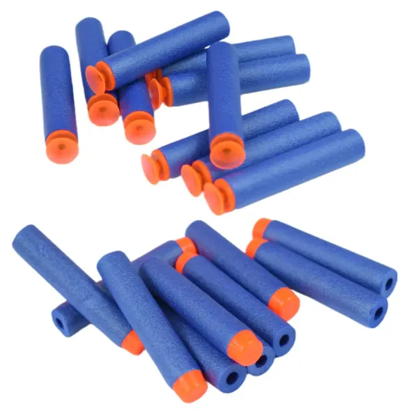Soft Bullet Gun: Elektronsko orožje za spužvaste naboje z nabojnikom in naboji dve različici 60 cm slika 8