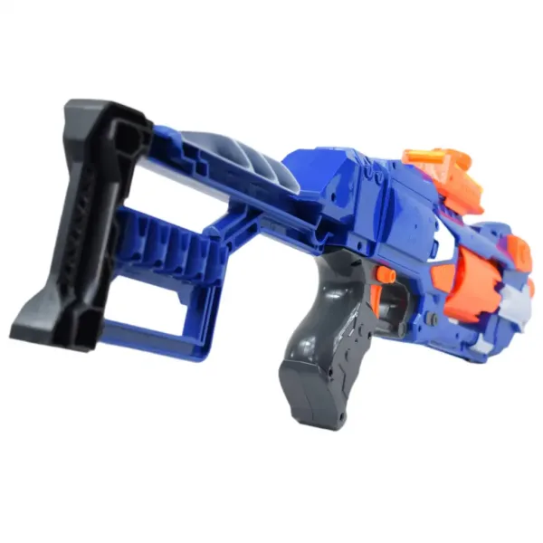 Soft Bullet Gun: Elektronsko orožje za spužvaste naboje z vrtljivim nabojnikom in naboji 55 cm slika 4