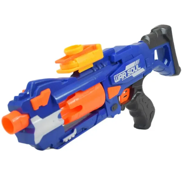 Soft Bullet Gun: Ročno orožje za spužvaste naboje z vrtljivim magazinom, z naboji 44 cm slika 2