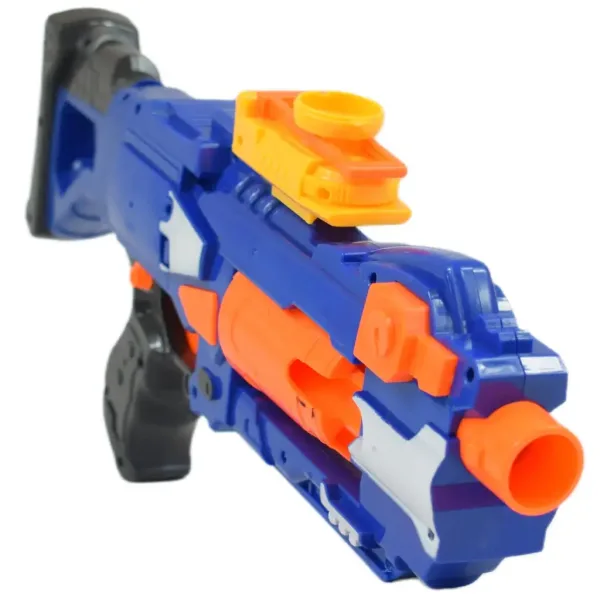 Soft Bullet Gun: Ročno orožje za spužvaste naboje z vrtljivim magazinom, z naboji 44 cm slika 3