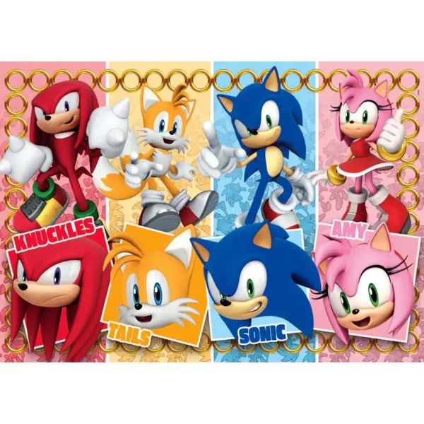 Sonic in prijatelji 60-delni maxi supercolor puzzle - Clementoni slika 2