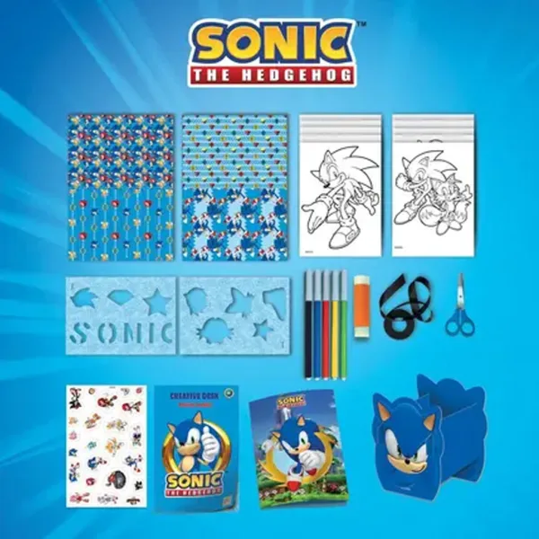 Sonic Kreativni barvni set v torbi – Lisciani slika 3