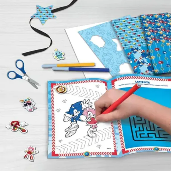 Sonic Kreativni barvni set v torbi – Lisciani slika 4