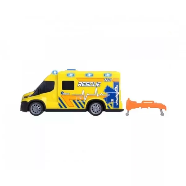 SOS Iveco reševalno vozilo z zvokom in svetlobo 18cm - Dickie Toys slika 3
