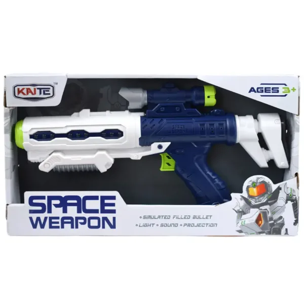 Space Weapon: Projektorska vesoljska pištola s svetlobnimi in zvočnimi učinki 34 cm slika 6