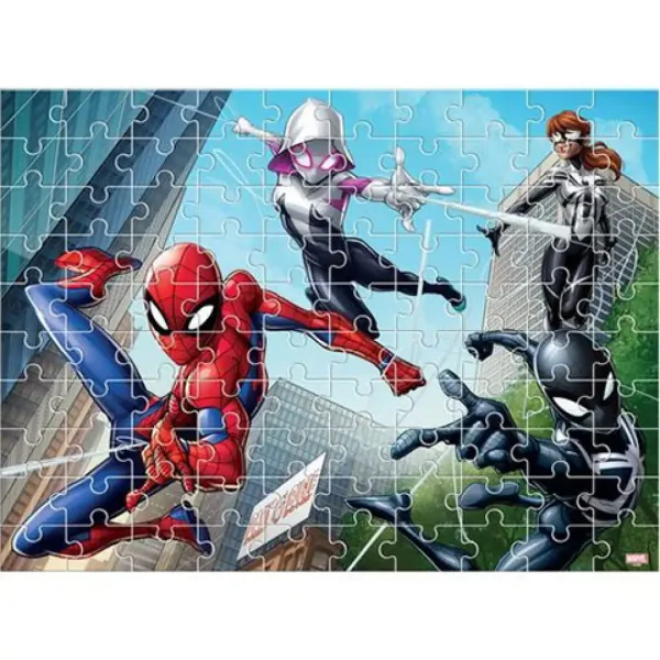 Spider-Man Barvalna 100-delna sestavljanka 2-v-1 slika 2