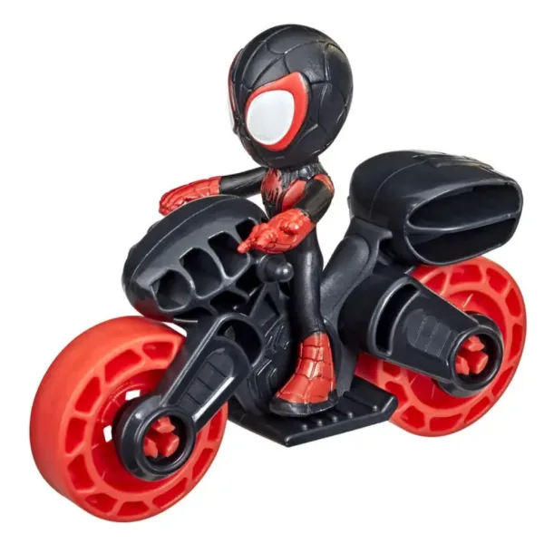 Spider-Man Póki in čudoviti prijatelji: Miles Morales in njegov motocikel igrača - Hasbro slika 2