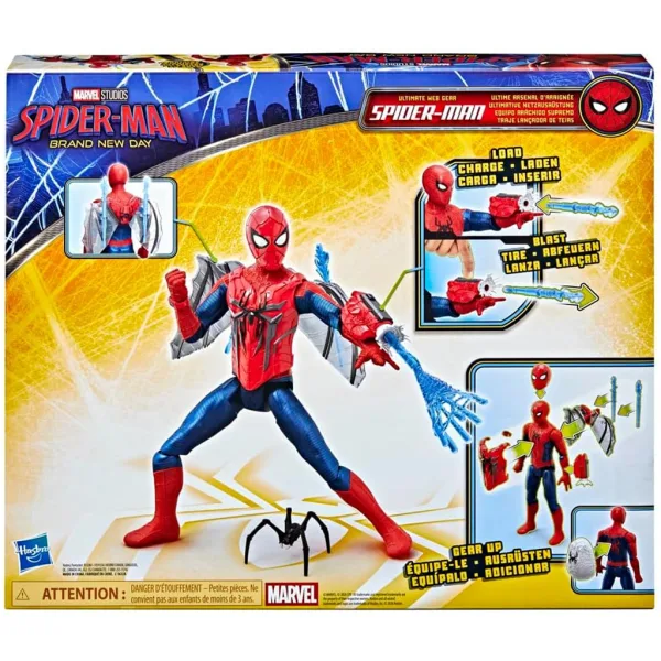 Spider-Man Popolnoma nov dan: Ultimate Web Gear opremljiva akcijska figura z dodatki 29 cm – Hasbro slika 4
