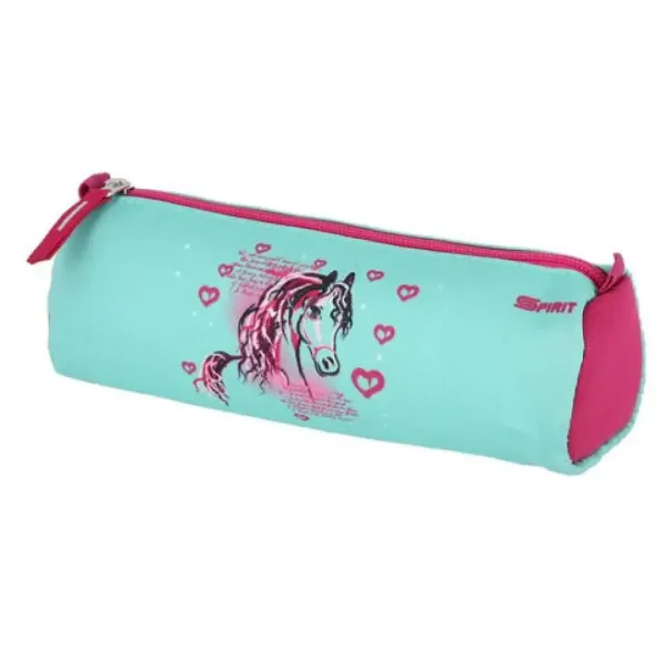 Spirit: Konjski modro-pink 5-delni komplet šolske torbe z dodatki z LED lučjo slika 4