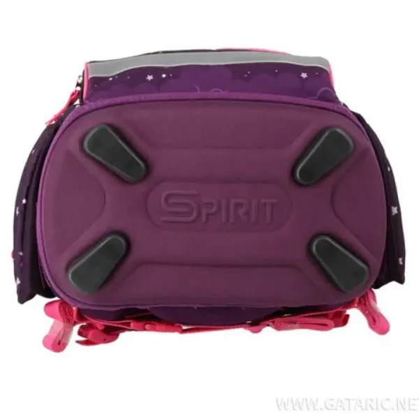 Spirit: Pegaz Vijolični 5-delni komplet šolske torbe z dodatki z LED lučjo slika 4