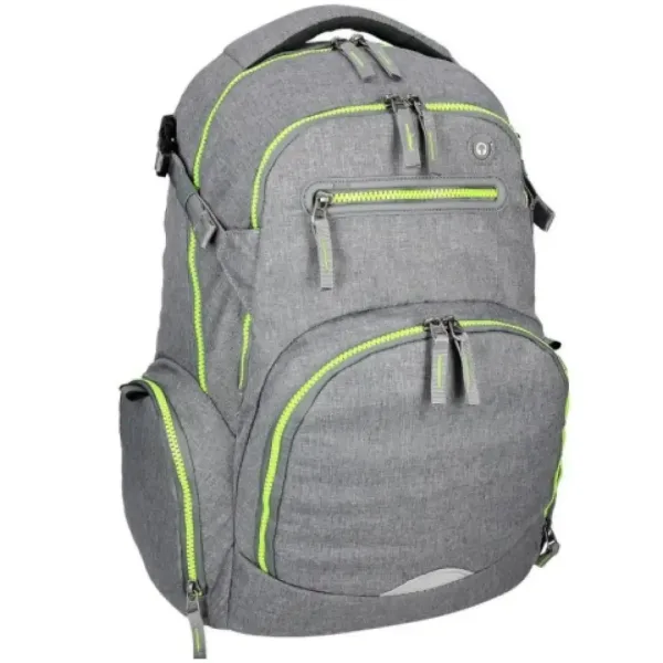 Spirit: Stinger Srebrno-siva ergonomska šolska torba, nahrbtnik premium izvedbe slika 2