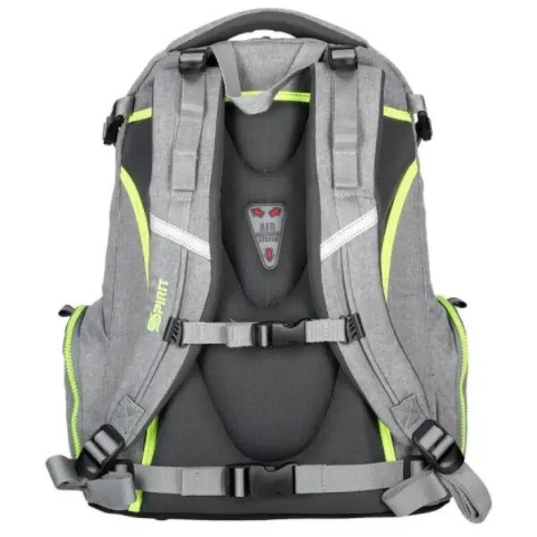 Spirit: Stinger Srebrno-siva ergonomska šolska torba, nahrbtnik premium izvedbe slika 4