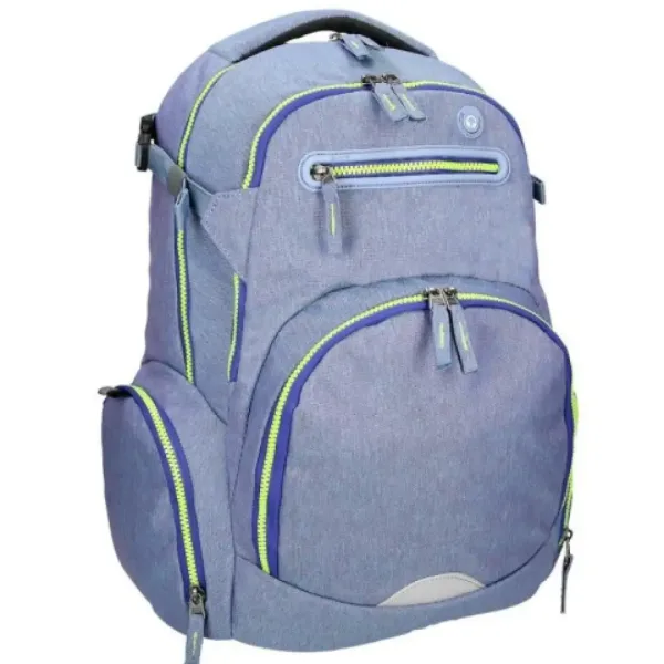 Spirit: Stinger Svetlo modra ergonomska šolska torba, nahrbtnik premium izvedbe slika 2