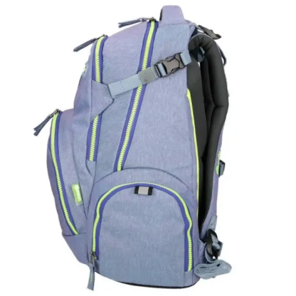 Spirit: Stinger Svetlo modra ergonomska šolska torba, nahrbtnik premium izvedbe slika 3