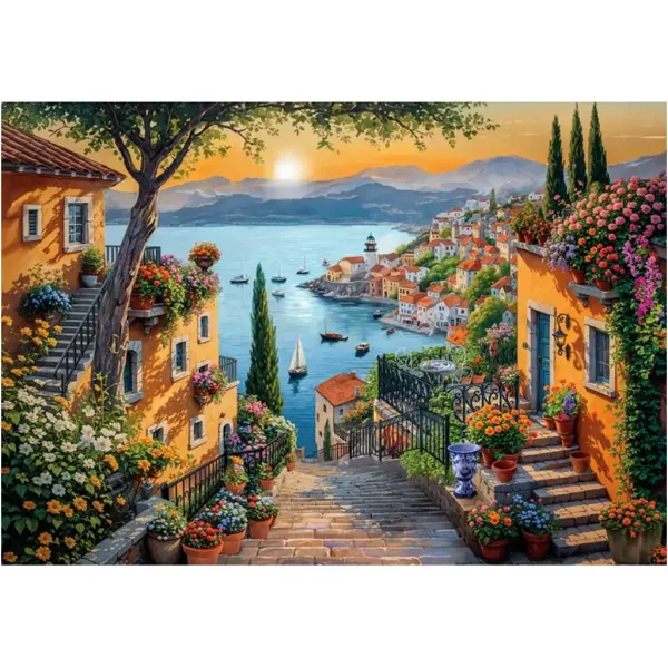 Sprehod ob pristanišču HQC 1500-delni kompaktni puzzle - Clementoni slika 2