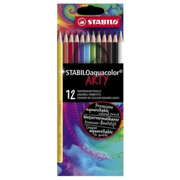 Stabilo: ARTY Aquacolor 12-delni komplet barvnih svinčnikov slika 1