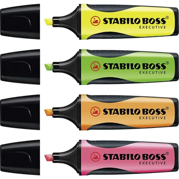 Stabilo: BOSS Executive 4-delni komplet označevalcev teksta v različnih barvah slika 2