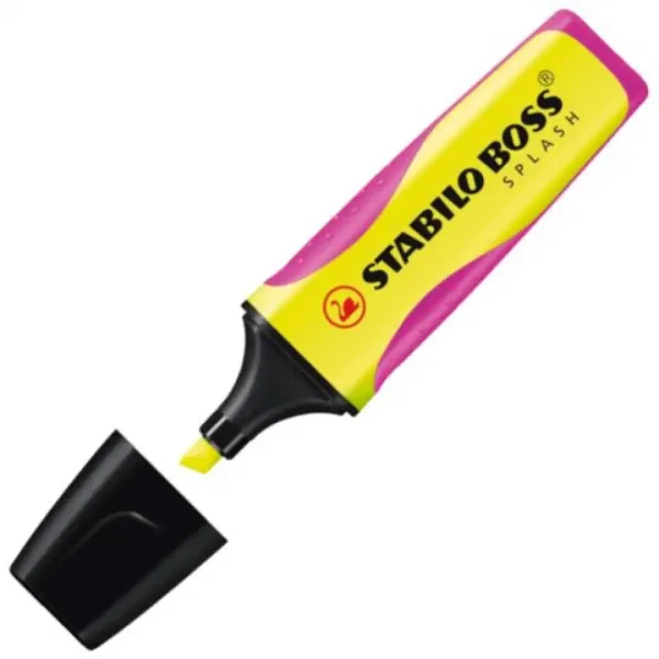 Stabilo: BOSS SPLASH Označevalec teksta v rumeni barvi 2-5mm slika 2