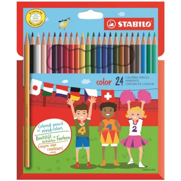 Stabilo: Color komplet barvnih svinčnikov 24-delni slika 1