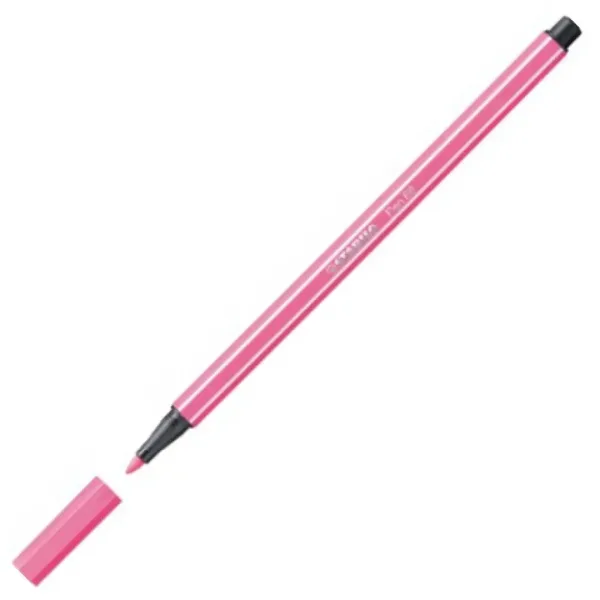 Stabilo: Pen 68 Tanki flomaster bledo roza barve 1mm slika 2