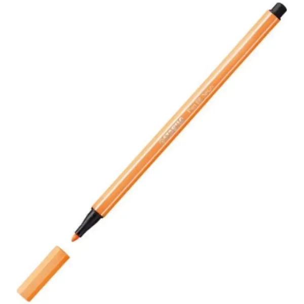 Stabilo: Pen 68 Tanki flomaster v fluorescentno oranžni barvi 1mm slika 2