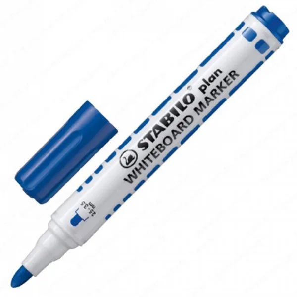 Stabilo: Plan WhiteBoard marker Flomaster za tablo v modri barvi slika 2