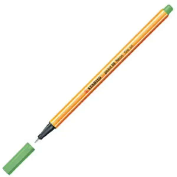 Stabilo: Point 88 Tanki flomaster 0,4mm v neon zeleni barvi slika 2