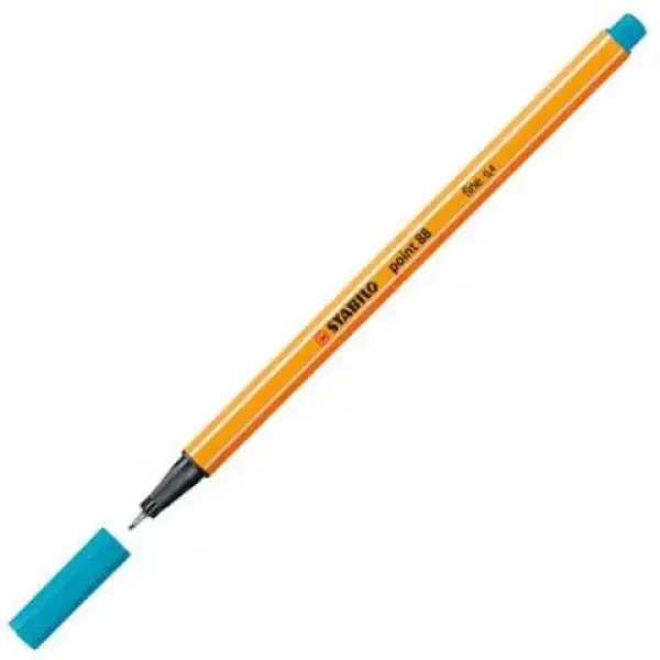 Stabilo: Point 88 Tanki flomaster 0,4mm v svetlo modri barvi slika 2