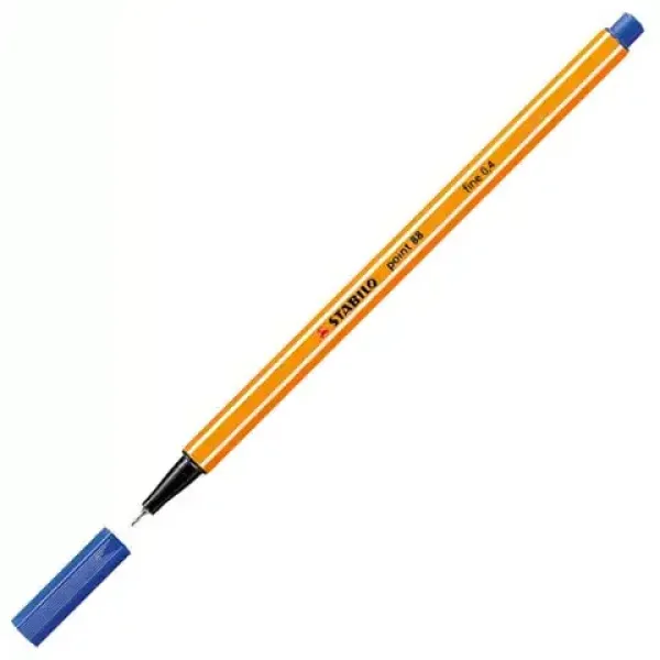 Stabilo: Point 88 Tanki flomaster v modri barvi 0,4mm slika 2