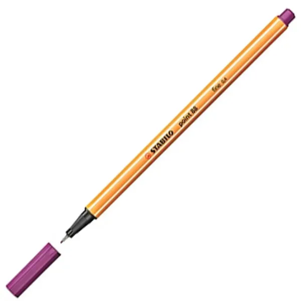 Stabilo: Point 88 Tanki flomaster vijolične barve 0,4mm slika 2