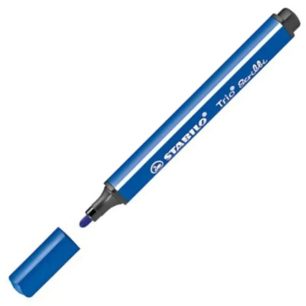 Stabilo: Trio Scribble Trikotni flomaster modre barve slika 2