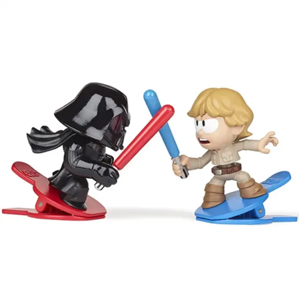 Star Wars Battle Bobblers Vader vs Luke figurica s ščipalko - Hasbro slika 2