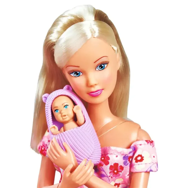 Steffi Love: Steffi noseča punčka s posteljico in dodatki - Simba Toys slika 3